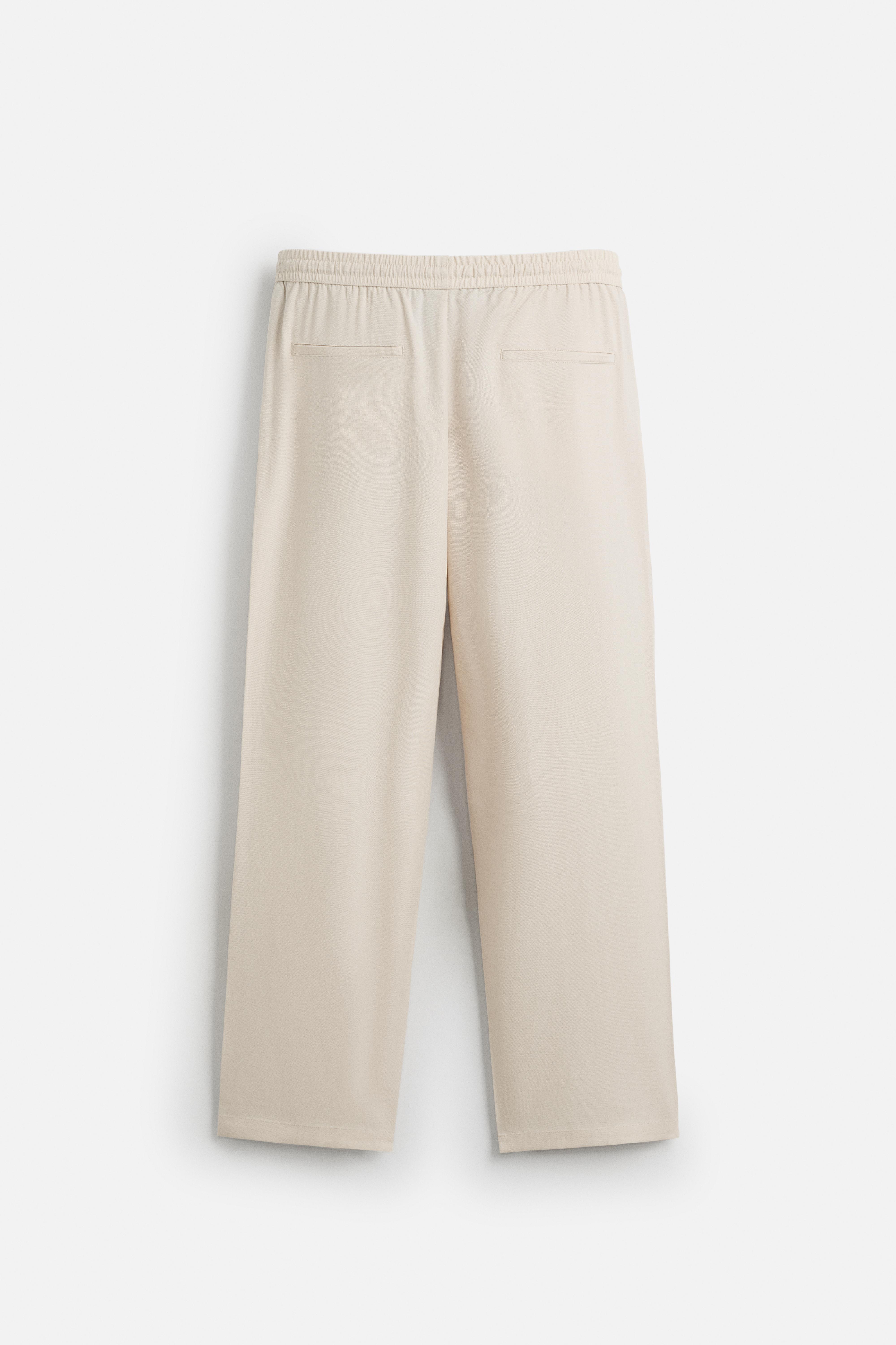 RELAXED FIT LYOCELL PANTS